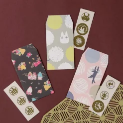 Maison Ghibli 6 Envelopes & stickers set Totoro Dandelion - My Neighbor Totoro
