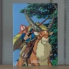 Maison Ghibli A4 size Clear Folder Ashitaka and Yakul - Princess Mononoke