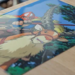 Maison Ghibli A4 size Clear Folder Ashitaka and Yakul - Princess Mononoke