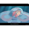 Maison Ghibli A4 Size Clear Folder  Ponyo on jellyfish - Ponyo on the Cliff