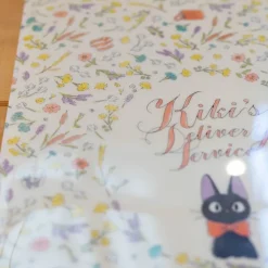 Maison Ghibli A4 size Clear with 3 flaps Flowers - Kiki’s Delivery Service