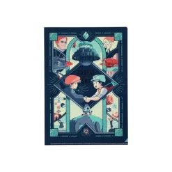 Maison Ghibli Art Déco Clear Folder A4 - Castle in the Sky