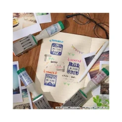 Maison Ghibli Art Deco Date stamp - Howl's Moving Castle