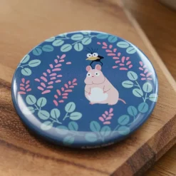 Maison Ghibli Badge Boh Mouse & Bird - Spirited Away