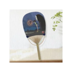 Maison Ghibli Bamboo Fan Chihiro & No Face - Spirited Away
