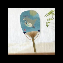 Maison Ghibli Bamboo Fan Flying Totoro - My Neighbor Totoro
