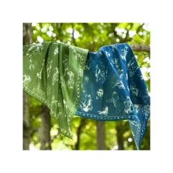 Maison Ghibli Bandana blue Living together - Princess Mononoke