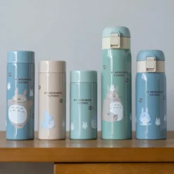 Maison Ghibli Beige Thermos Bottle 300ml Forest stroll - My Neighbor Totoro