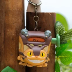 Maison Ghibli Catbus destination Kurukuru keyring - My Neighbour Totoro