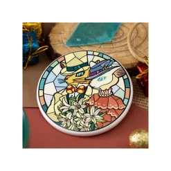 Maison Ghibli Ceramic coaster Baron & Louise - Whisper of the Heart