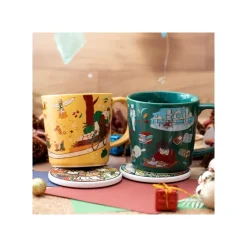 Maison Ghibli Ceramic coaster King of Dwarf & Princess - Whisper of the Heart