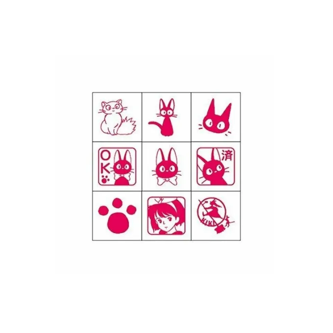 Maison Ghibli Check Stamp Jiji and Company - Kiki'S Delivery Service