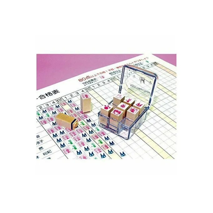 Maison Ghibli Check Stamp Jiji and Company - Kiki'S Delivery Service