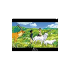 Maison Ghibli Clear File A4 San & Ashitaka - Princess Mononoke
