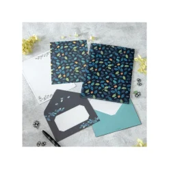 Maison Ghibli Clear Folder & Letter Set Soot Sprites Leaves - My Neighbor Totoro