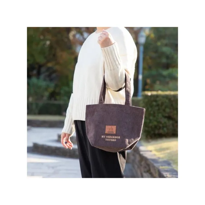 Maison Ghibli Corduroy bag Totoro patch - My neighbor Totoro