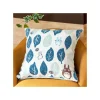 Maison Ghibli Cushion Big Totoro Blue & Green leaves 45x45 cm - My Neighbour Totoro