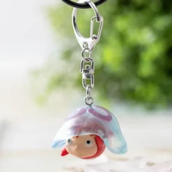 Maison Ghibli 3D Keychains Ponyo and jellyfish - Ponyo by the cliff