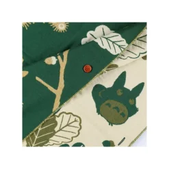 Maison Ghibli Dark Green Stole Oak leaves - My Neighbor Totoro