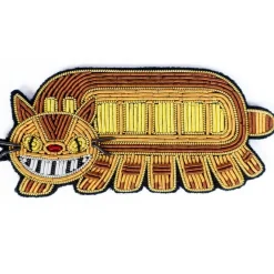 Maison Ghibli Embroidered Jewel Brooch Catbus - My Neighbor Totoro