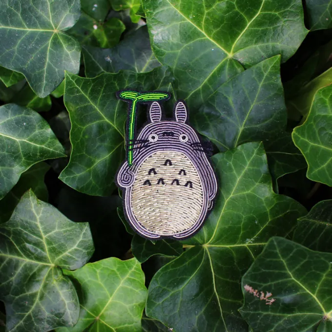 Maison Ghibli Embroidered Jewel Brooch Big Totoro - My Neighbor Totoro