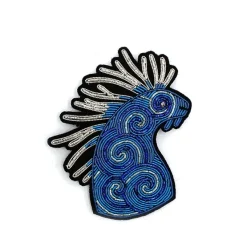 Maison Ghibli Embroidered Jewel Brooch Night Walker - Princess Mononoke