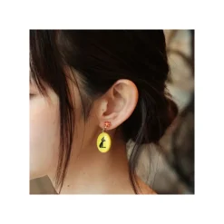 Maison Ghibli Fancy yellow earrings with clips Jiji - Kiki's Delivery Service