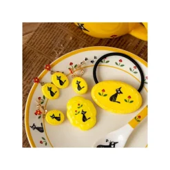 Maison Ghibli Fancy yellow earrings with clips Jiji - Kiki's Delivery Service