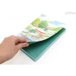 Maison Ghibli Flexi Journal Ponyo & Sosuke - Ponyo on the Cliff