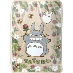 Maison Ghibli Fluffy blanket Totoro Raspberry 100x140 cm - My Neighbor Totoro