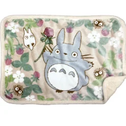 Maison Ghibli Fluffy plaid Totoro Raspberry 70x100 cm - My Neighbor Totoro