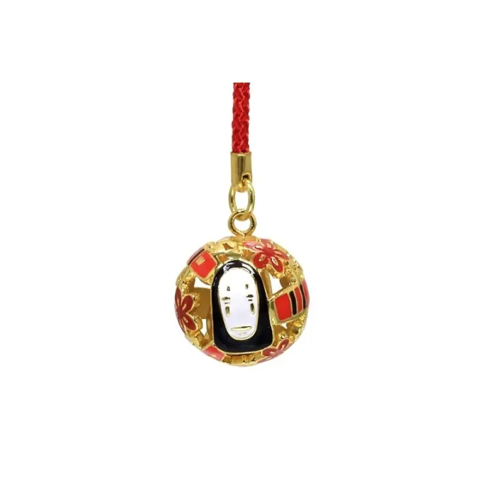 Maison Ghibli Golden Ring Bell Strap No Face - Spirited Away