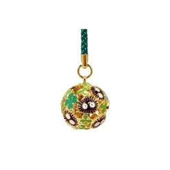 Maison Ghibli Golden Ring Bell Strap Sooot Sprites & Clover - My Neighbor Totoro