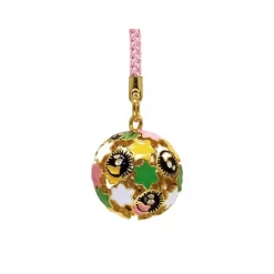 Maison Ghibli Golden Ring Bell With Strap Soot Sprites and Candy - Spirited Away