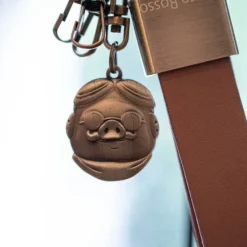 Maison Ghibli Leather Key Chain Marco - Porco Rosso