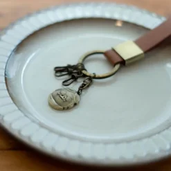 Maison Ghibli Leather Key Chain Marco - Porco Rosso