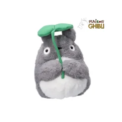 Maison Ghibli Nakayoshi Plush Big Totoro with leaf - My Neighbor Totoro