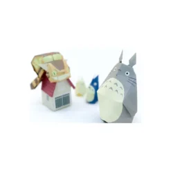 Maison Ghibli Origami Set Totoro in front of the house - My Neighbor Totoro