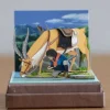 Maison Ghibli Paper Craft Ashitaka et Yakul - Princess Mononoke