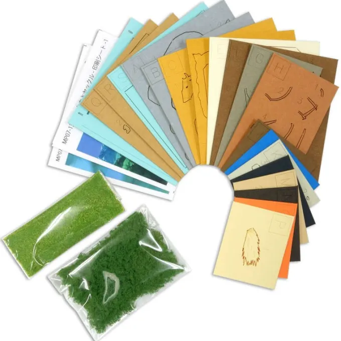 Maison Ghibli Paper Craft Ashitaka et Yakul - Princess Mononoke