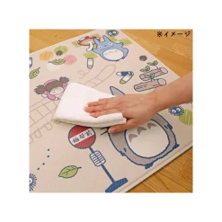 Maison Ghibli PLASTIC LONG PLAY MAT TOTORO, DRAWING 45X120CM(BEIGE)- MY NEIGHBOR TO