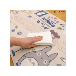 Maison Ghibli PLASTIC LONG PLAY MAT TOTORO, DRAWING 45X120CM(BEIGE)- MY NEIGHBOR TO