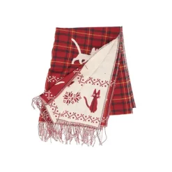 Maison Ghibli Stole With Button Jiji Check Pattern - Kiki's Delivery Service