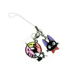 Maison Ghibli Strap Stained Glass Style Jiji Silver - Kiki's Delivery Service