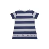 Maison Ghibli STRIPED TUNIC TOP KIKI KORIKO TOWN BLACK×WHITE - KIKI'S DELIVERY SERVICE
