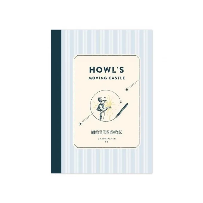 Maison Ghibli Stripes Notebook 12,8 X 18,2 cm - Howl's Moving Castle
