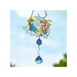 Maison Ghibli Sun catcher Stained glass Sheeta & Pazu - Castle in the Sky