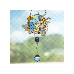 Maison Ghibli Sun catcher Stained glass Sheeta & Pazu - Castle in the Sky