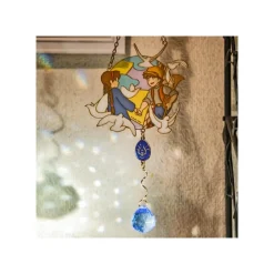 Maison Ghibli Sun catcher Stained glass Sheeta & Pazu - Castle in the Sky