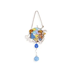 Maison Ghibli Sun catcher Stained glass Sheeta & Pazu - Castle in the Sky